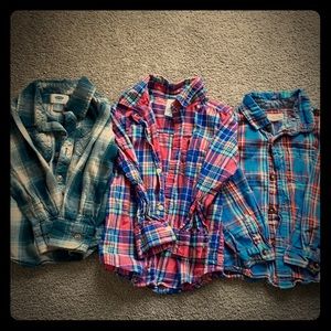 Lot of boys button downs (ON, Carter’s, cat&jack)